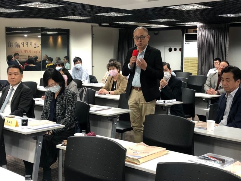 前交通部常務次長 吳盟分,分享執行PPP項目之實務經驗